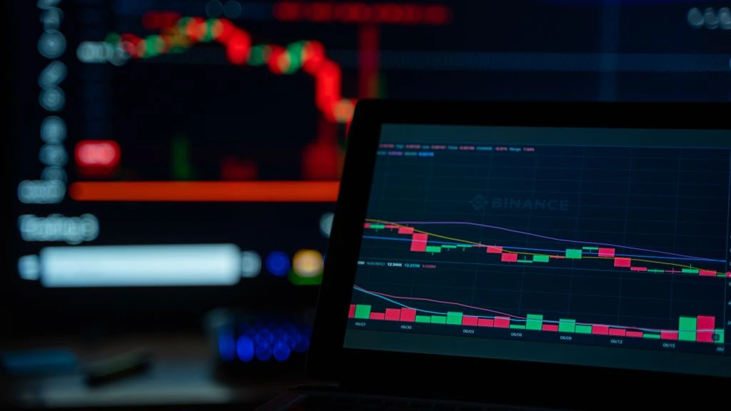 Terminal chart mockup of BTC/USDT momentum overlay rendered in the GasProfit signal console
